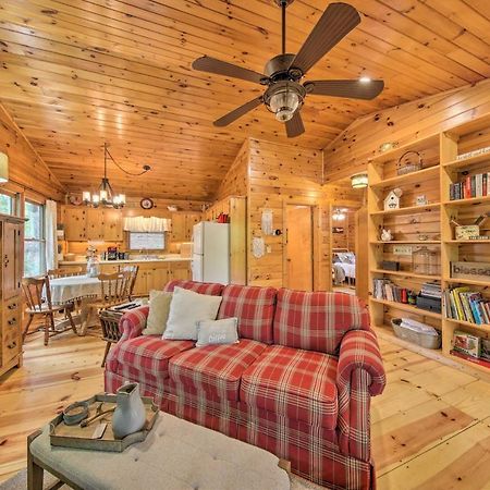 Peaceful Blue Ridge Cabin With Decks And Fire Pit Kültér fotó